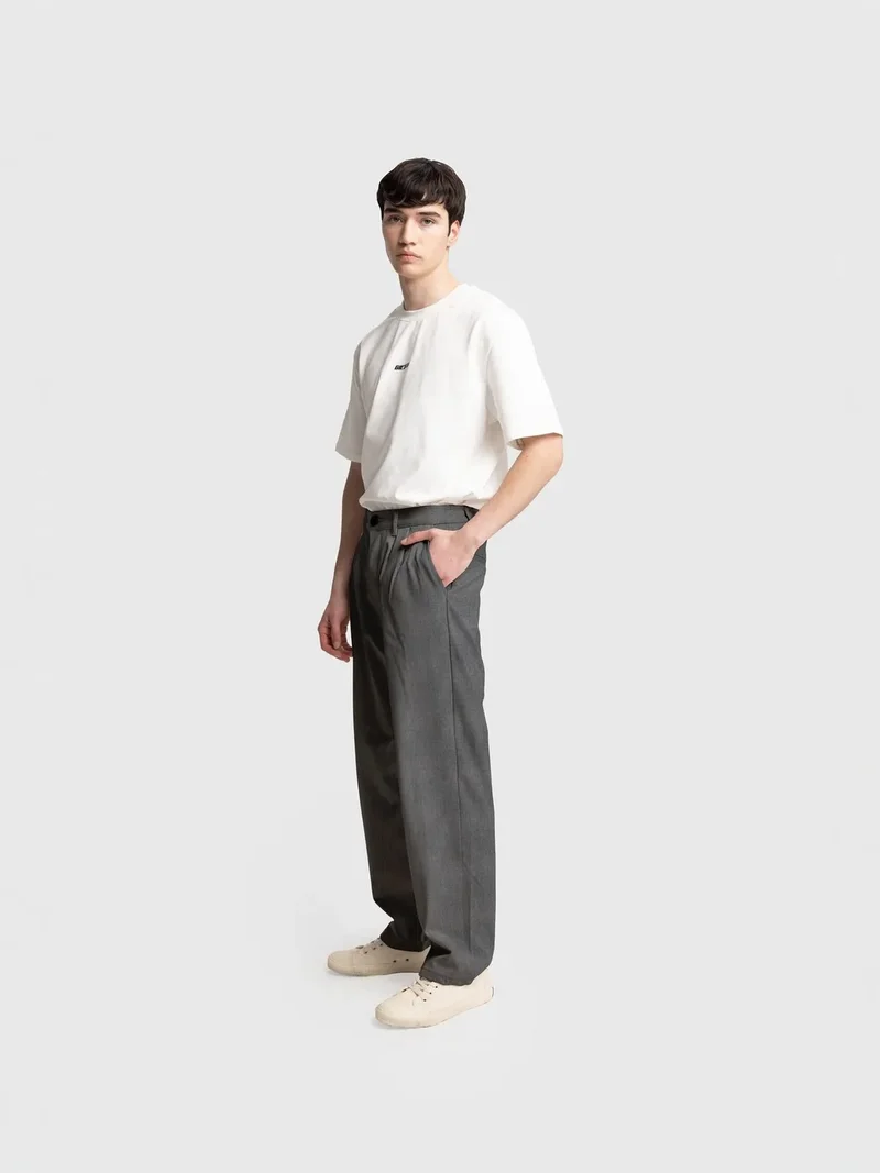 Giesto GIESTO Pleated Straight Leg Pants